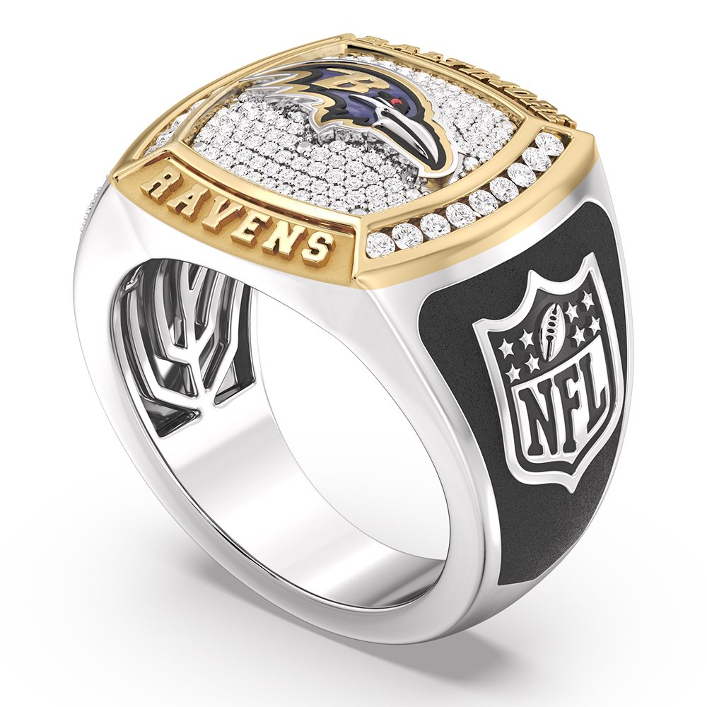  1/2 CTTW Diamond Two-Tone Yellow Gold and Sterling Silver Ring