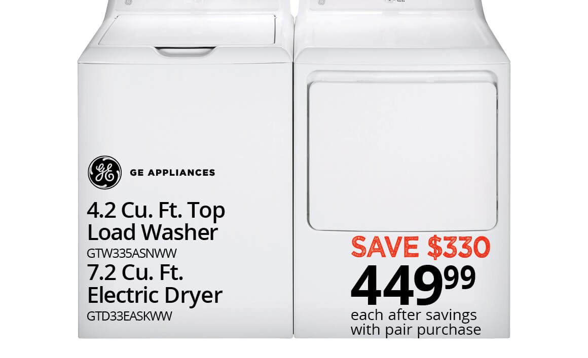 GE Washer & Dryer