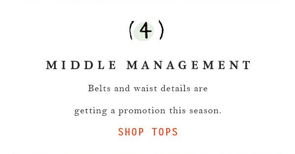 Shop tops.