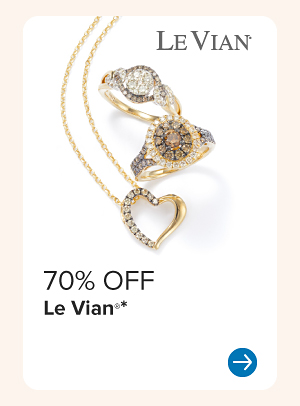 A pendant and rings featuring chocolate diamonds. 70% off Le Vian.