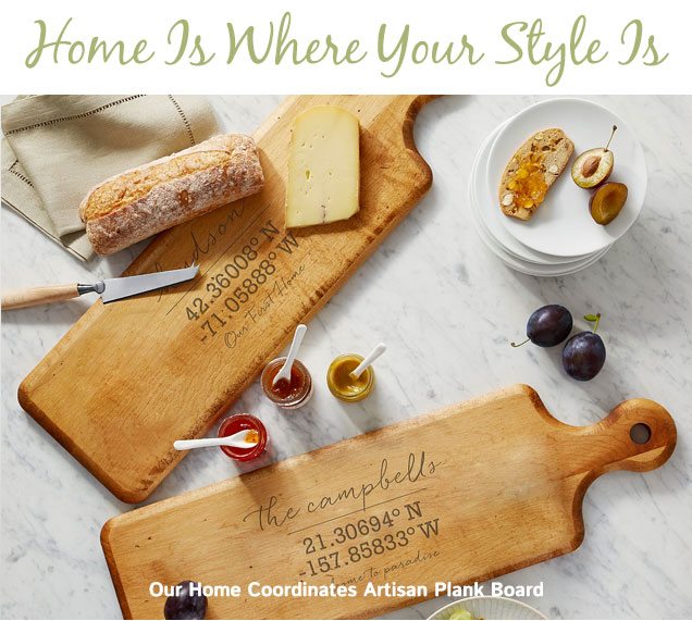 Our Home Coordinates Artisan Plank Board