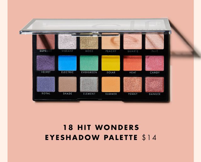 18 Hit Wonders Eyeshadow Palette