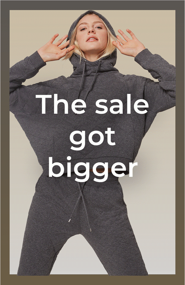 The sale got bigger