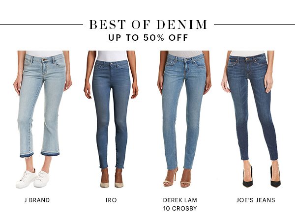 BEST OF DENIM, UP TO 50% OFF