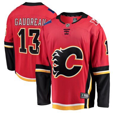 Fanatics Branded Johnny Gaudreau Calgary Flames Red Breakaway Player Jersey