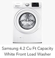 Shop Samsung 4.2 Cu Ft Capacity White Front Load Washer