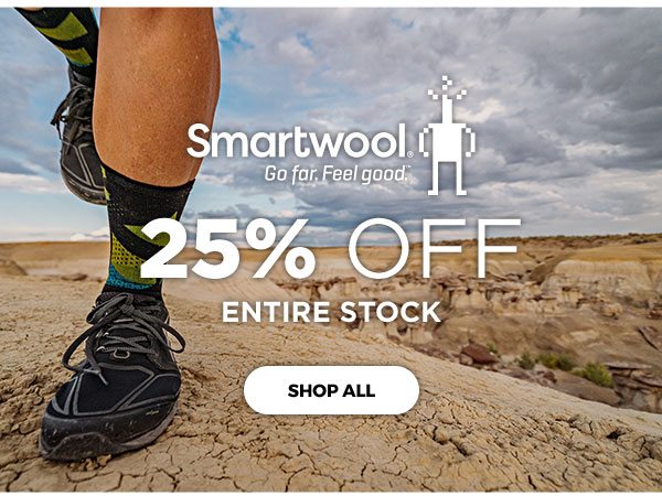 Smartwool 25% OFF Entire Stock - Click to Shop All