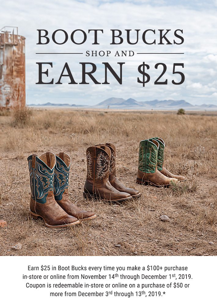 Shop Earn Boot Bucks Repeat Boot Barn Email Archive