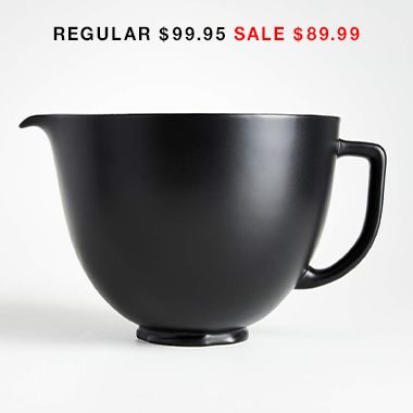 KitchenAid® Ceramic Matte Black Bowl