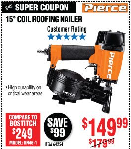 View View 15° Coil Roofing Nailer