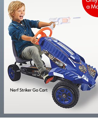 Nerf Striker Go Cart - Make their Christmas wishes come true with fun gifts