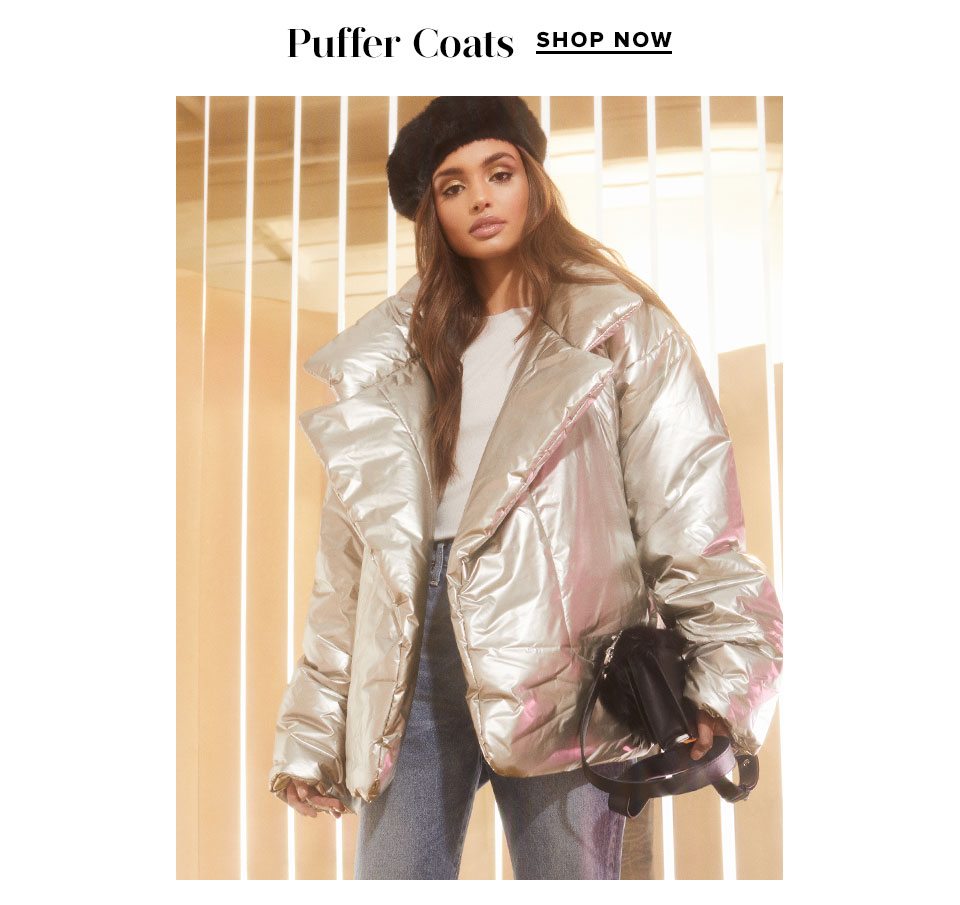 Luxe Coats: Puffer Coats. Shop Now.
