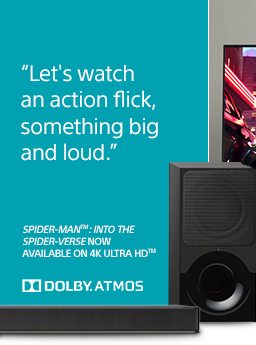 "Let's watch an action flick, something big and loud."