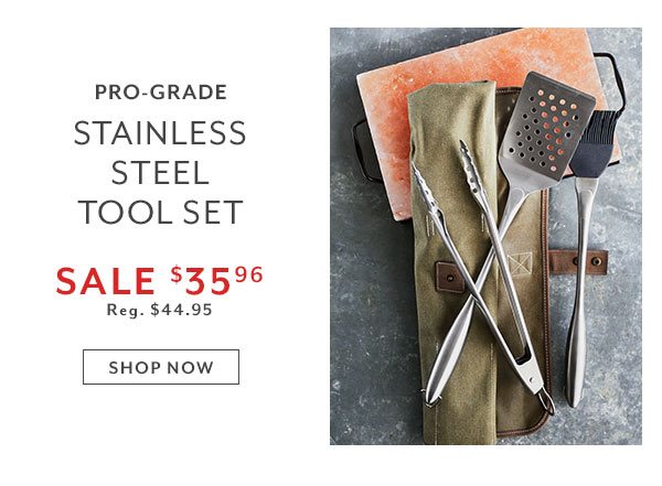 Stainless steel tool set