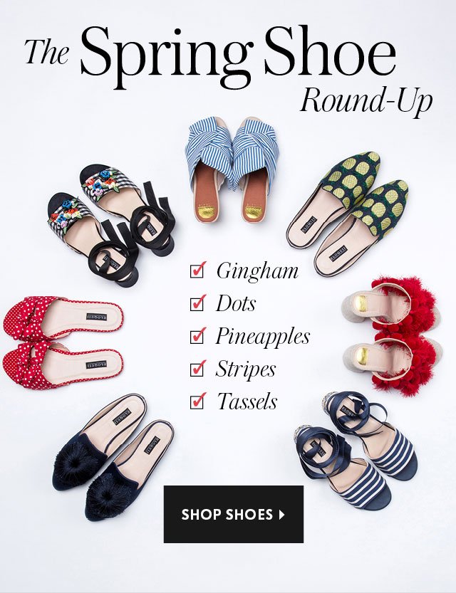 Spring Shoe Round-Up Hero