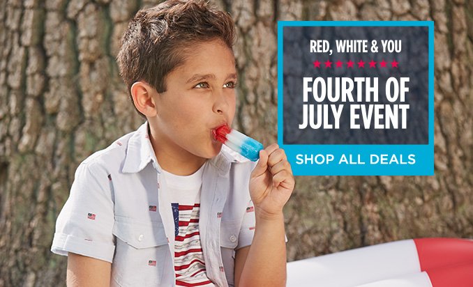 RED, WHITE & YOU | FOURTH OF JULY EVENT | SHOP ALL DEALS