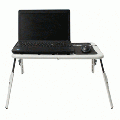 Folding Laptop Notebook Table Stand With USB Cooling Pad