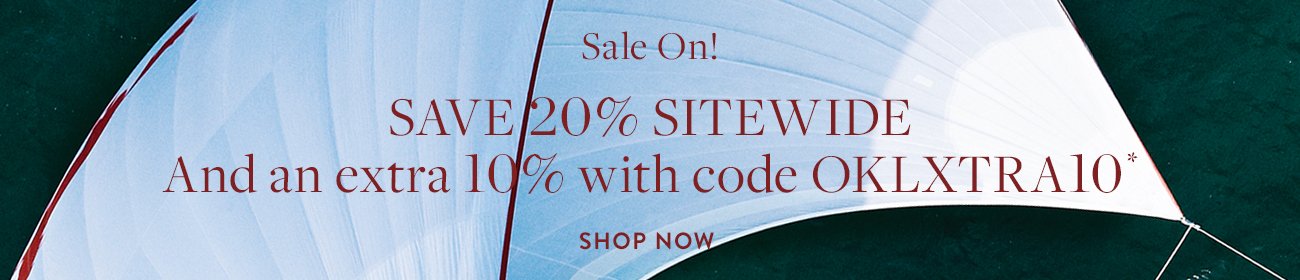 Save 20% Sitewide*