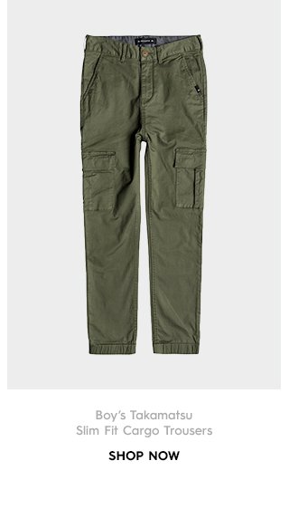 Product 3 - Boy’s Takamatsu - Slim Fit Cargo Trousers