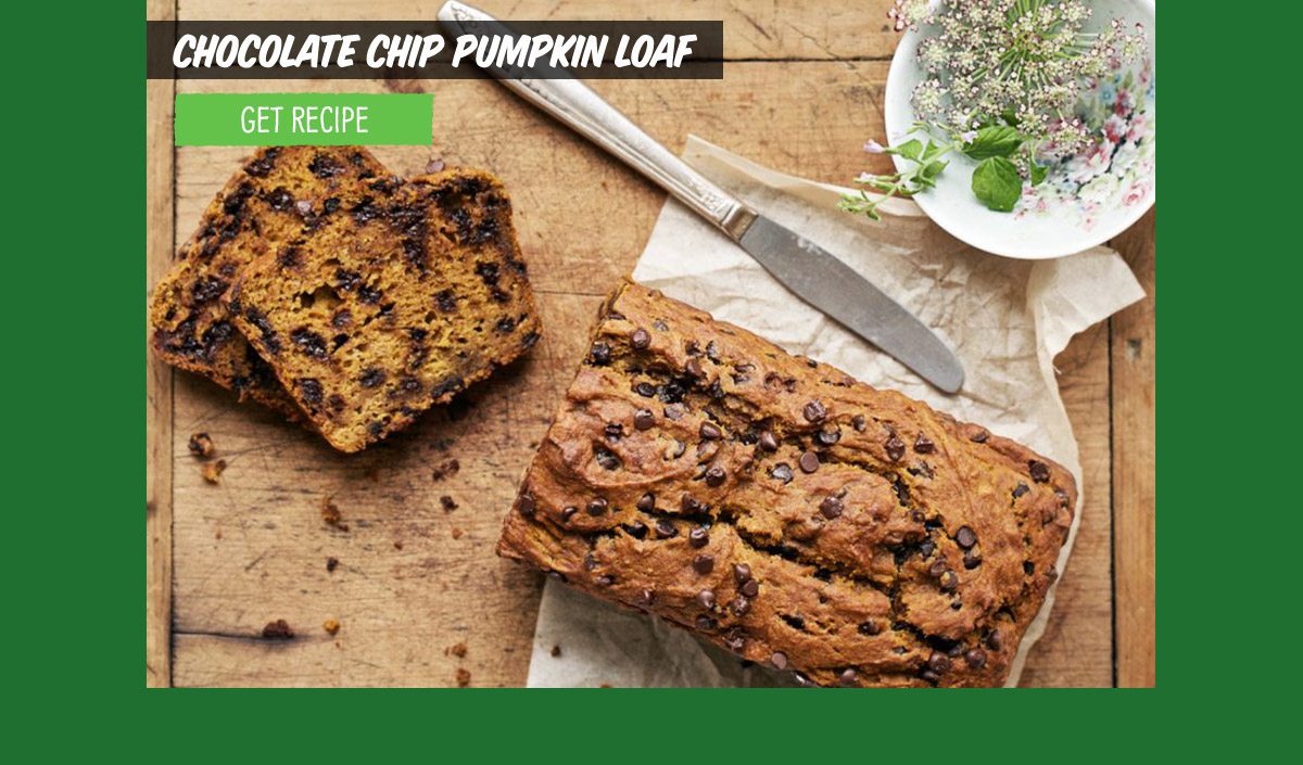 Chocolate Chip Pumpkin Loaf