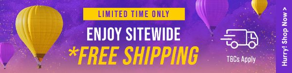 Get FREE Sitewide Shipping