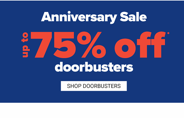 Up to 75% off Doorbusters - Shop Doorbusters