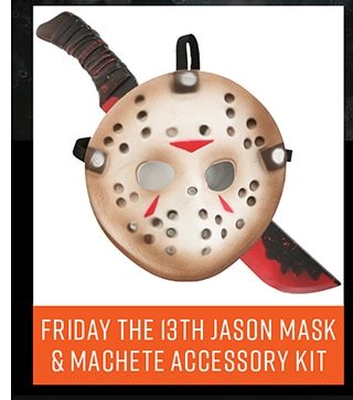 Friday the 13th Jason Mask and Machete Accessory Kit