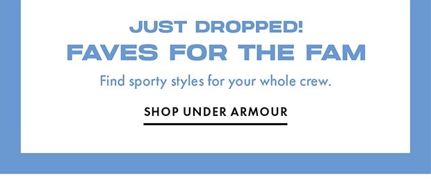 SHOP UNDER ARMOUR