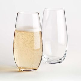 Riedel O Stemless Champagne Glasses, Set of 2