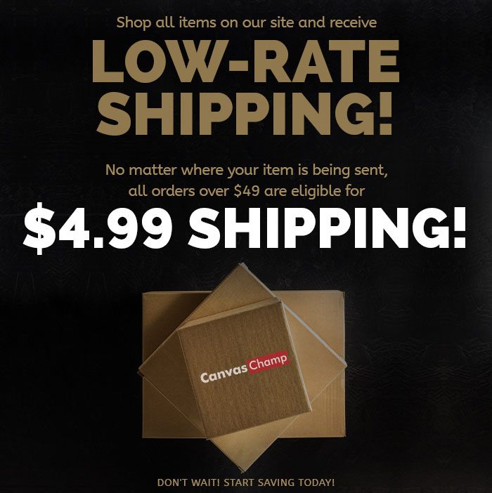 Who doesn't love low-rate shipping?