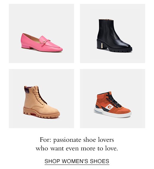 For: passionate shoe lovers who want even more to love. SHOP WOMEN'S SHOES