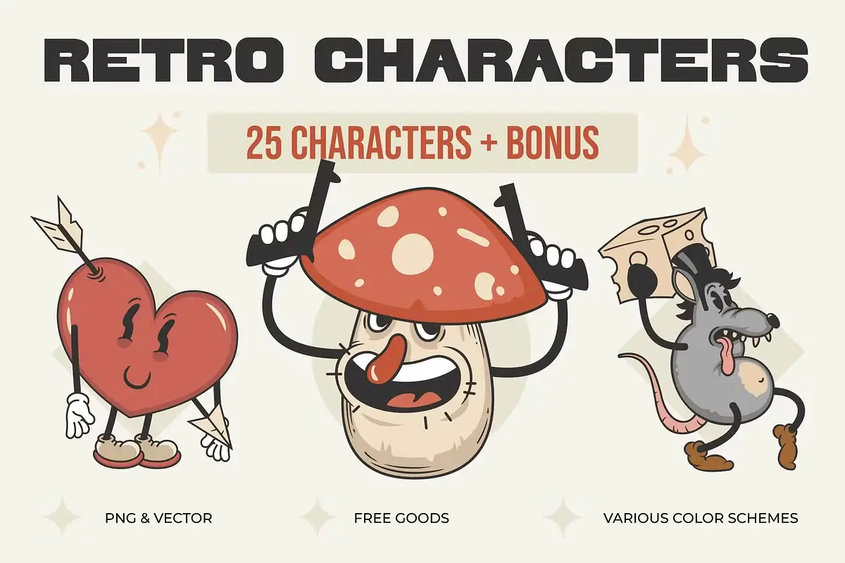 Retro Characters