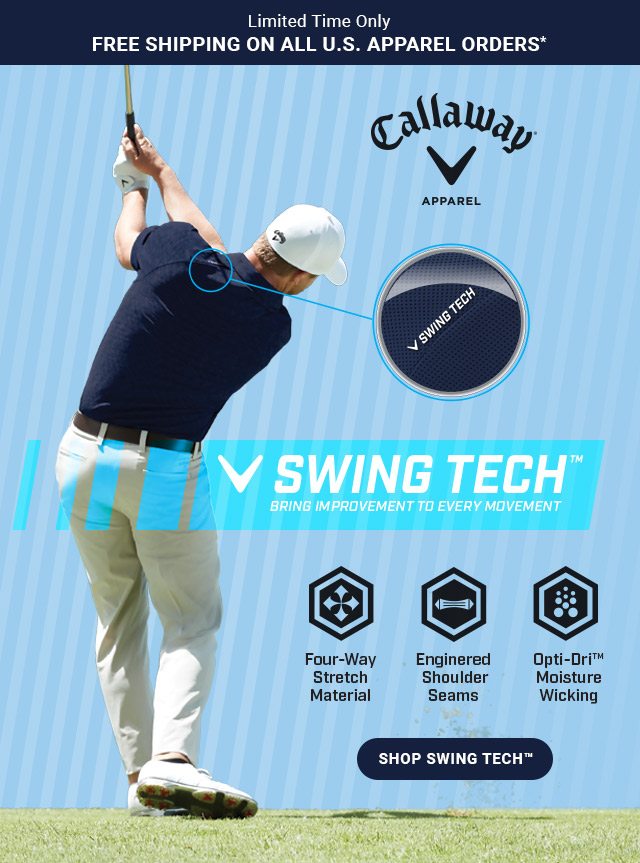 Free Shipping, Swing Tech: Bring Improvement to every movement