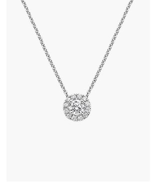 Diamond Halo Pendant