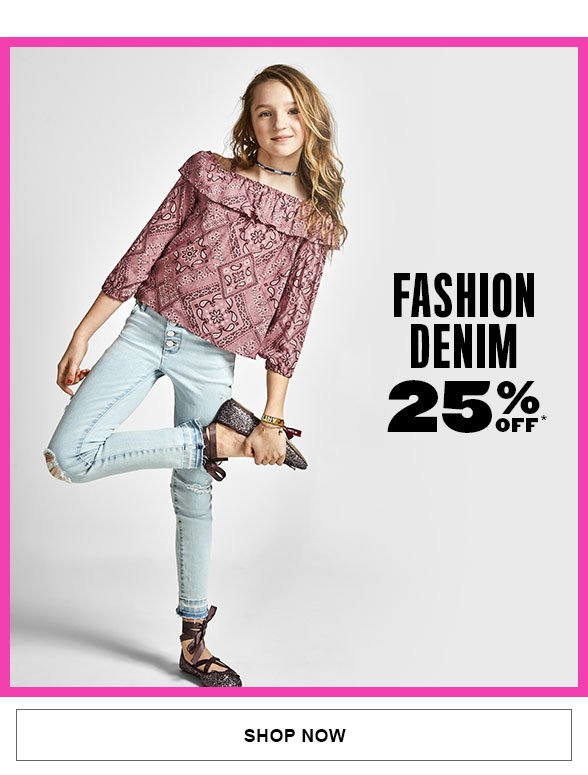 Fashion Denim 25% Off