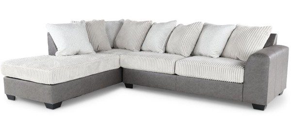 Clairette Two-Tone Gray 2 Piece Sectional