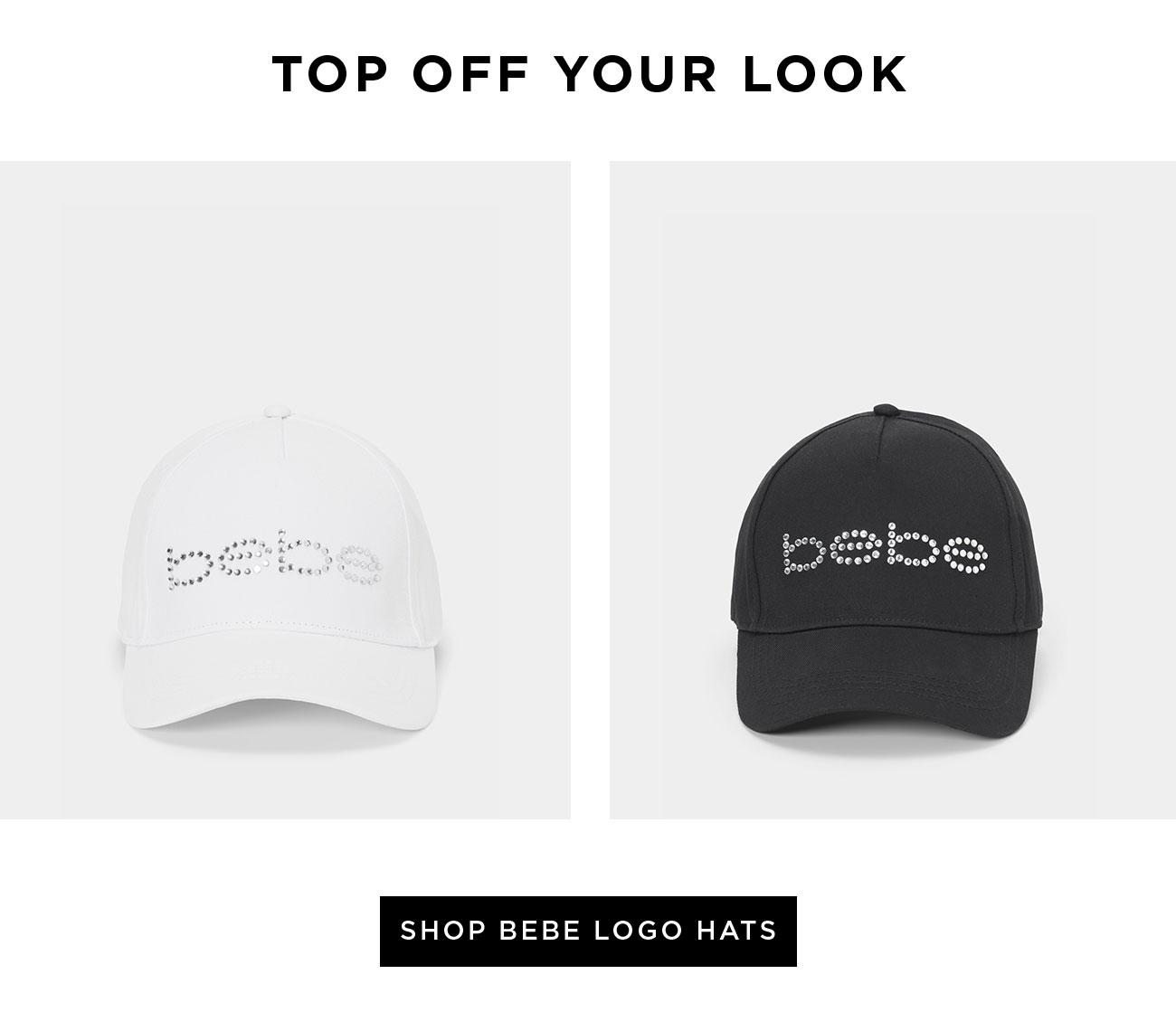 Top Off Your Look | Shop Bebe Logo Hats