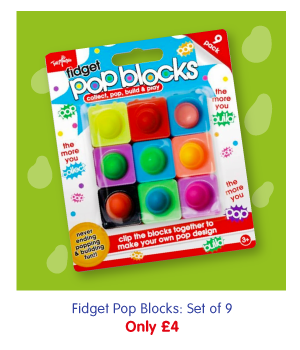 Fidget Pop Blocks: Set of 9