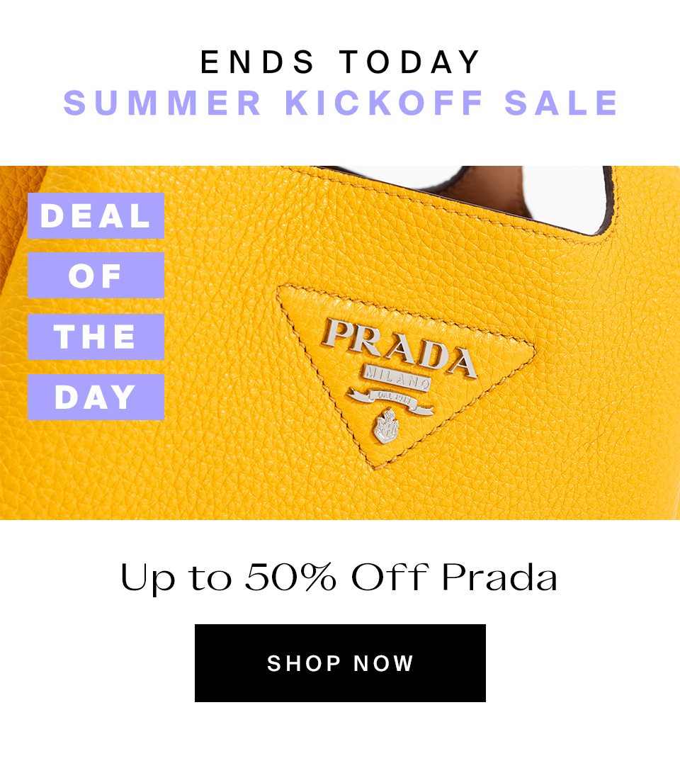Up to 50% off Prada