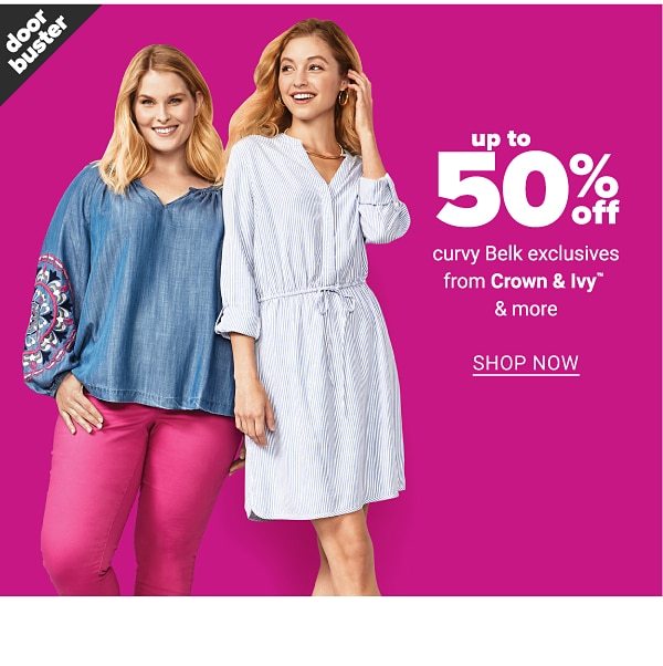 UP TO 50% OFF WOMEN'S CURVY BELK EXCLUSIVES FROM NEW DIRECTIONS AND MORE - Shop Now