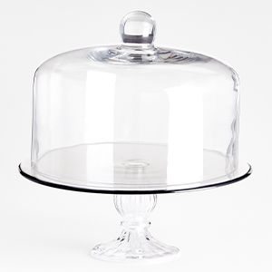 Claude Glass Cake Stand with Lid