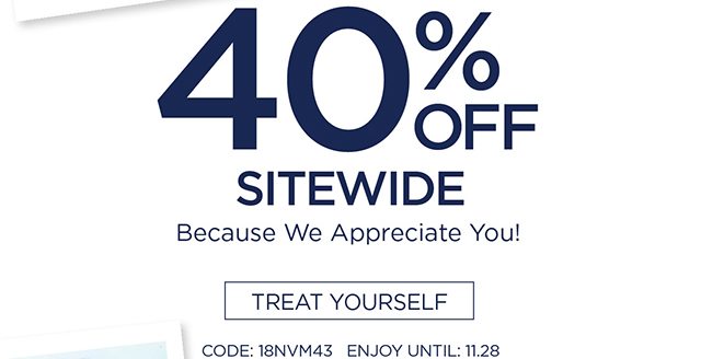 Take 40% Off Sitewide - Shop Now