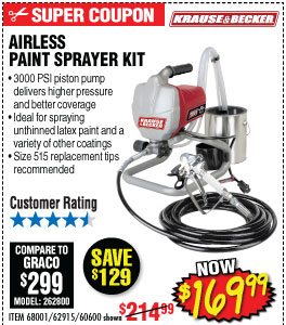 View Airless Paint Sprayer Kit