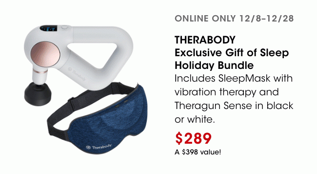 Therabody Exclusive Gift of Sleep Holiday Bundle 