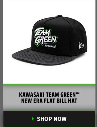 KAWASAKI TEAM GREEN™ NEW ERA FLAT BILL HAT