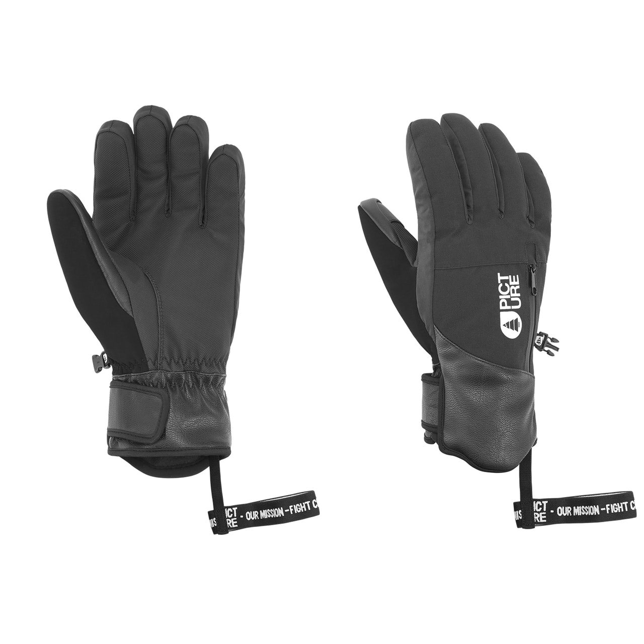 Picture Organic Madson Mens Snow Gloves - A Black