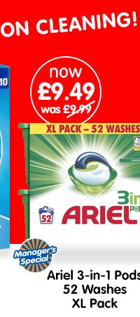 Ariel 3-in-1 Pods - 52 Washes
