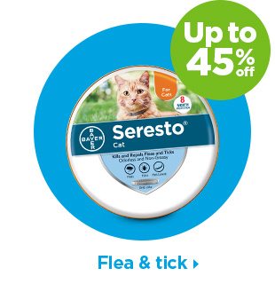 Up to 45% off. Flea & tick.