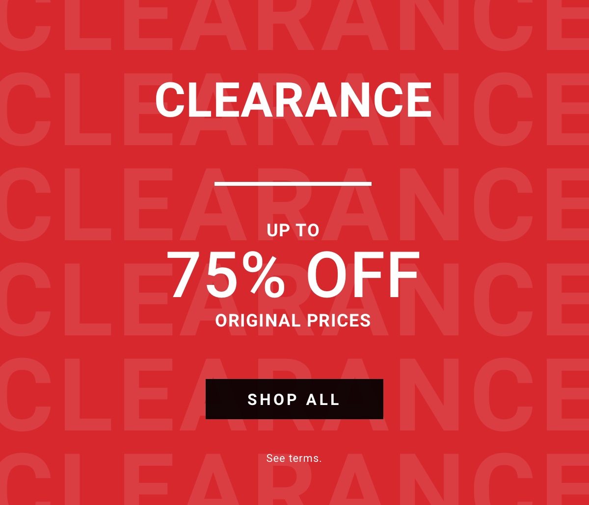 Shop new markdowns for up to 75 percent off original prices