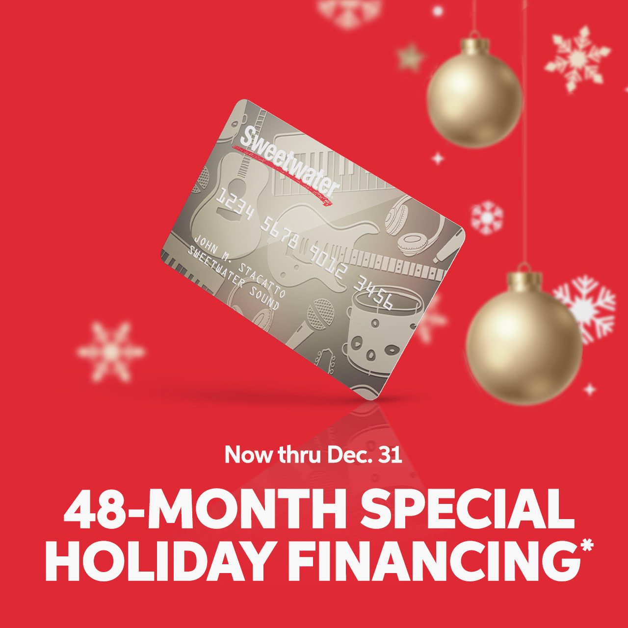 48-Month Special Holiday Financing